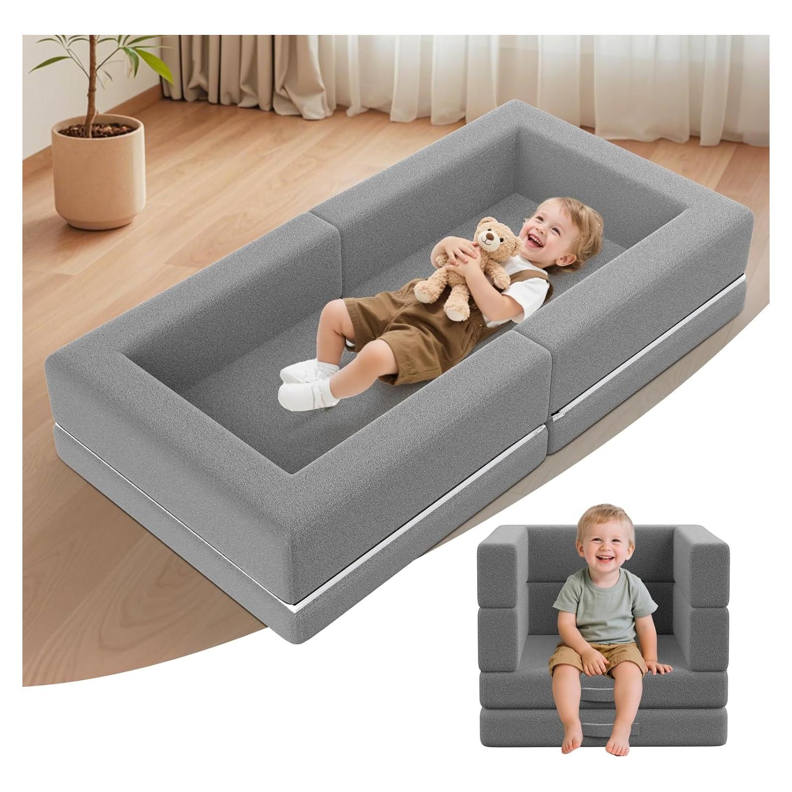 Cama de viaje portátil para niños Abdtech 3 en 1 - 114 cm
