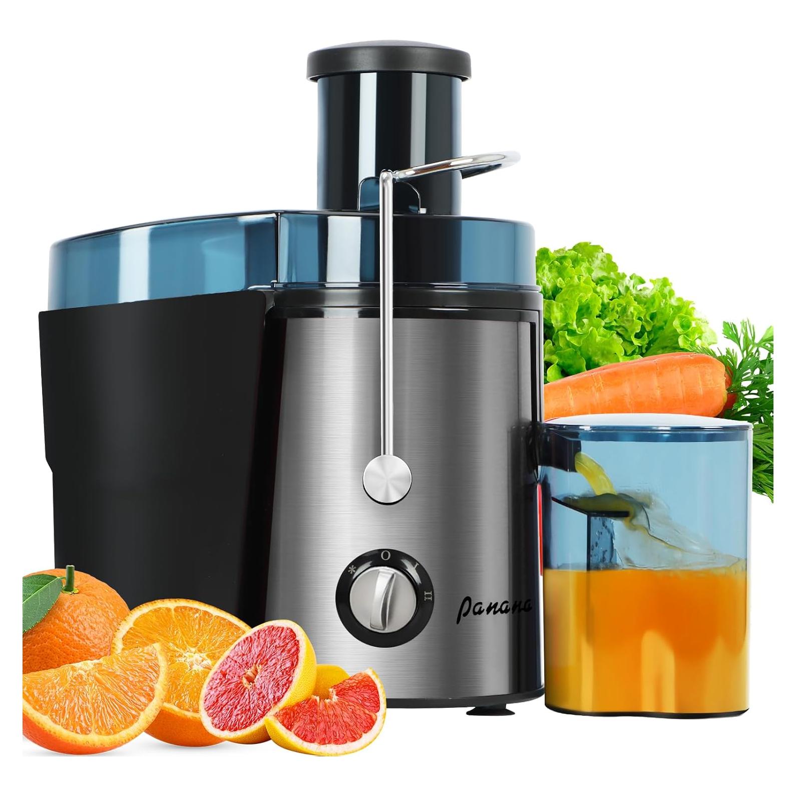 Extractor de Jugo Centrífugo Panana 1000W Acero Inoxidable 1.5L