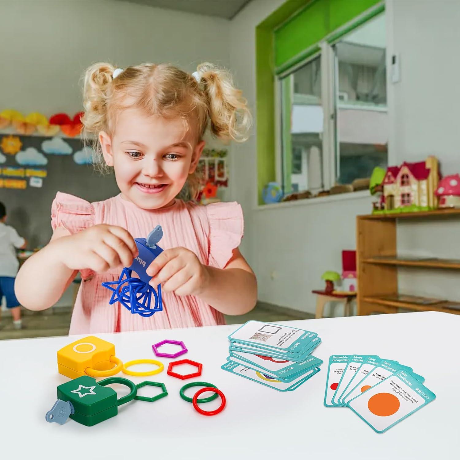 Juego de Bloques de Clasificación Hacaroa - Juguete Educativo Montessori