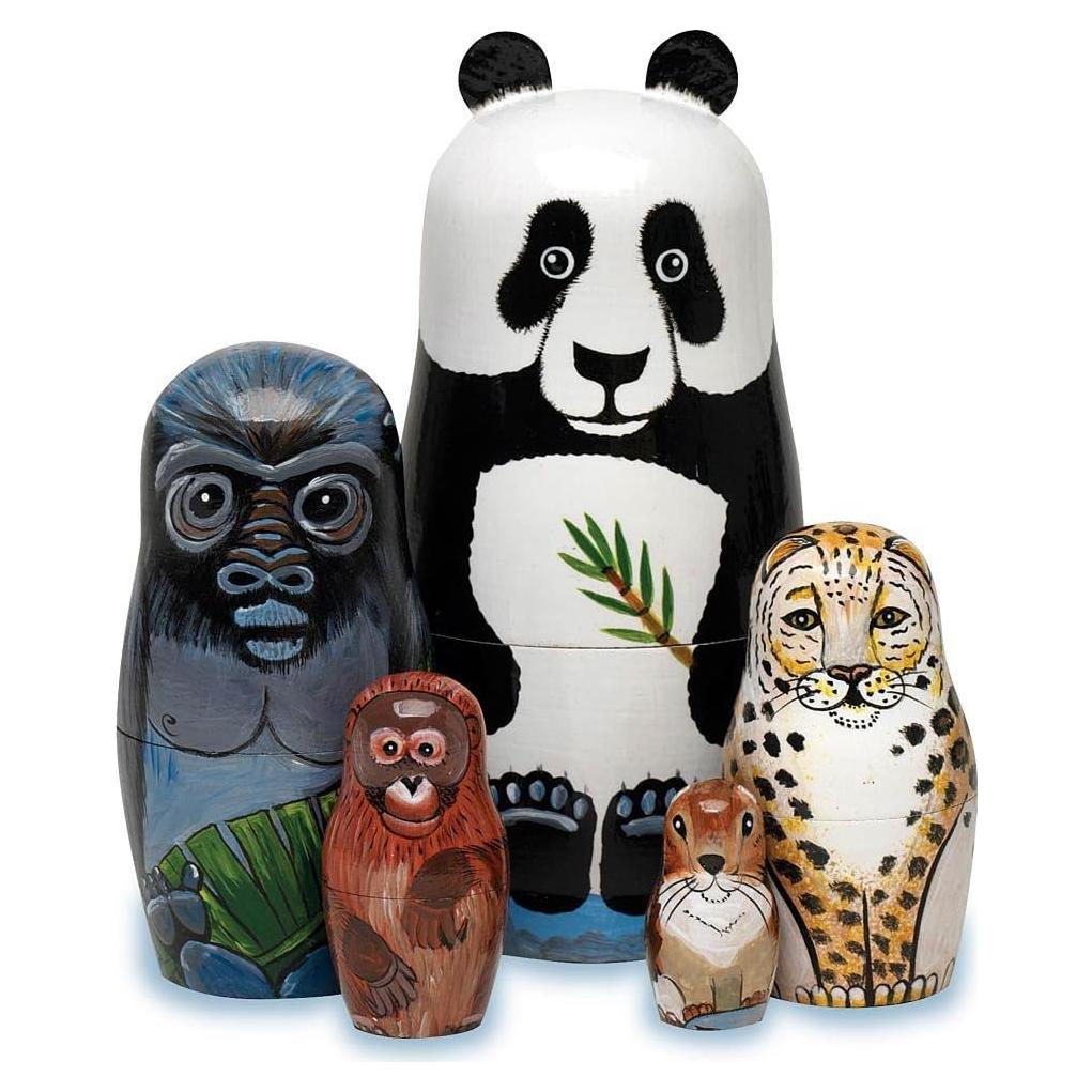 Muñecas Rusas Pintadas a Mano - Juego de 5 - 14 cm - Bits and Pieces