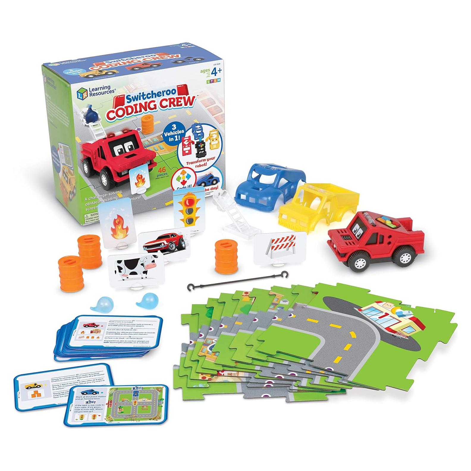 Robot de Rescate Switcheroo Crew - Juguete de Codificación STEM