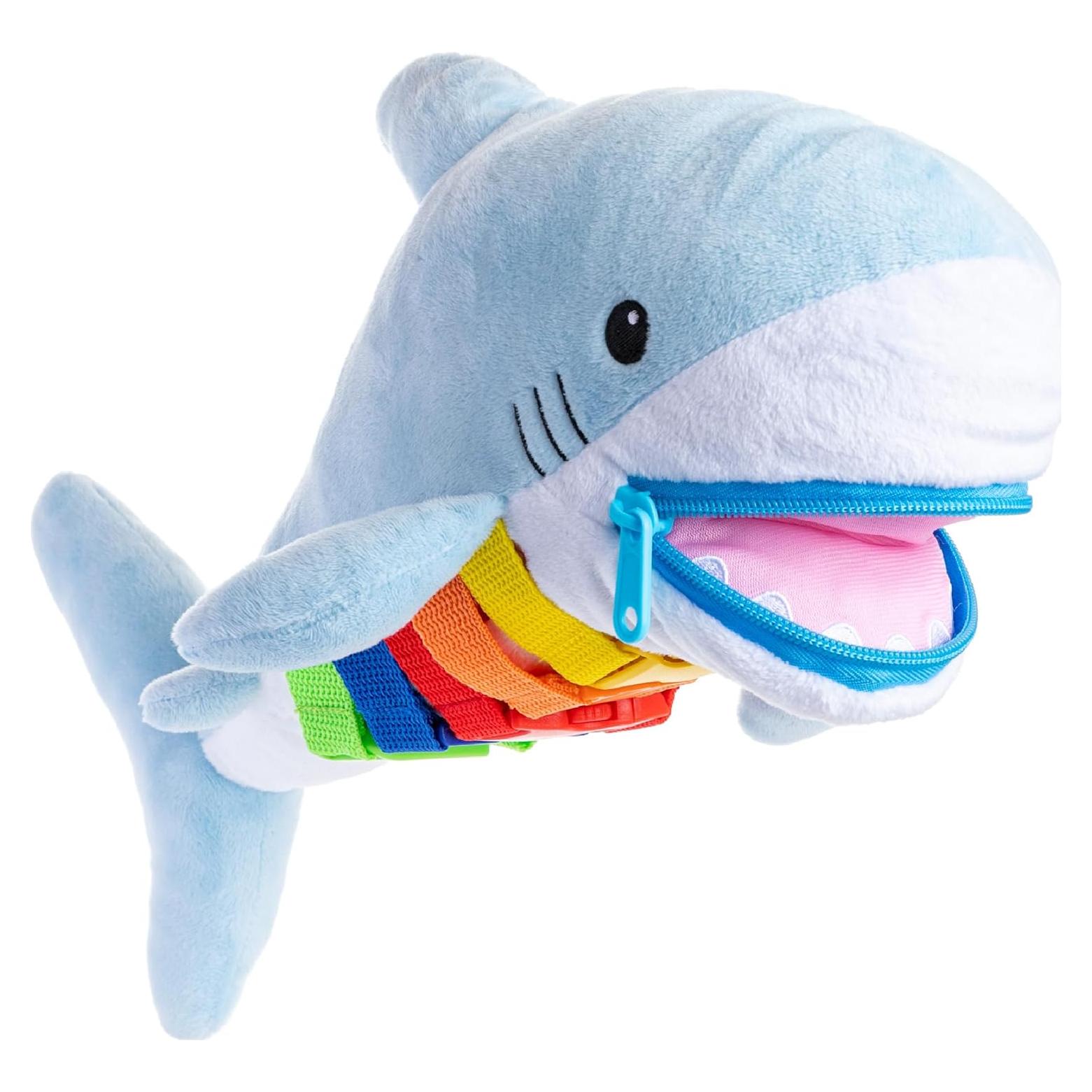 Peluche Tiburón Bruce Buckle Toys - Juguete Educativo 38x12.7 cm