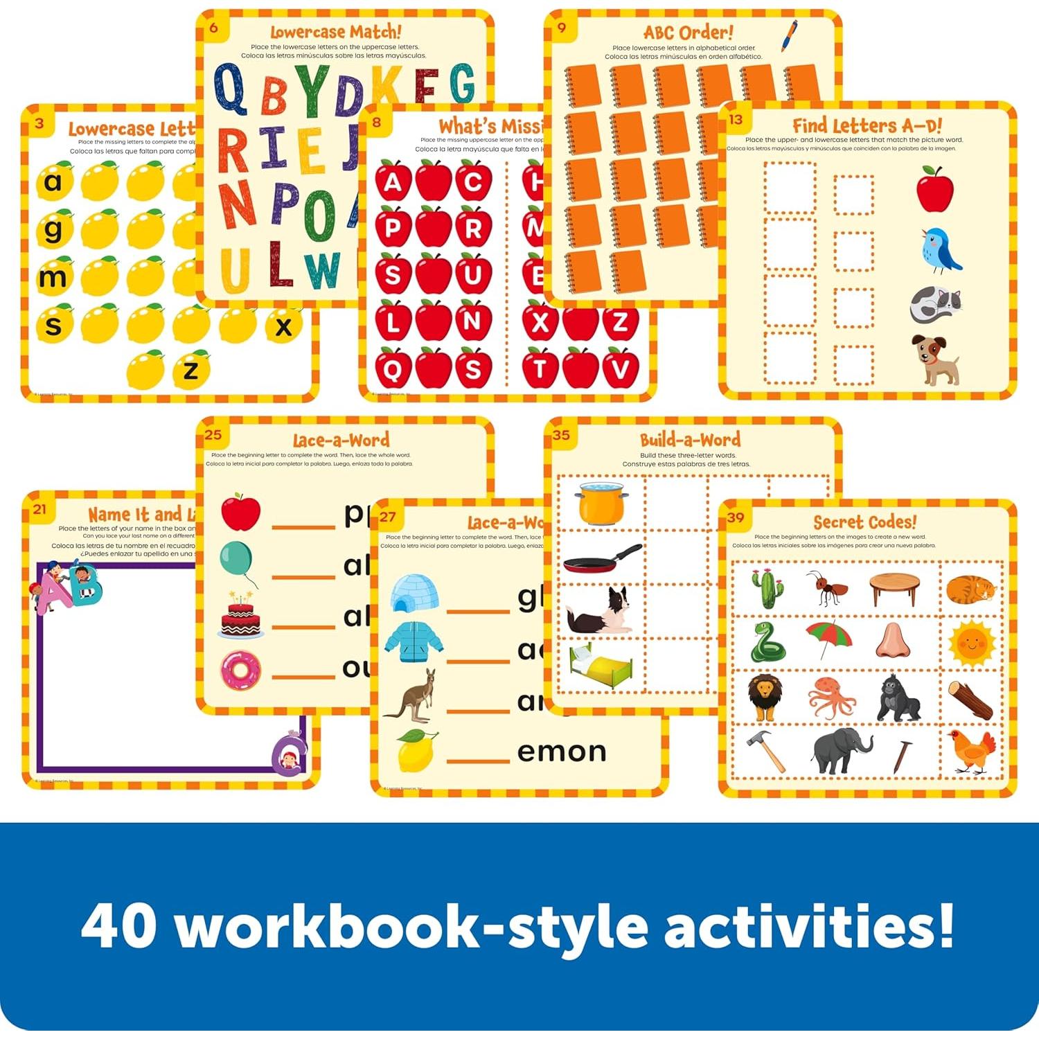 Kit de Aprendizaje de Letras Learning Resources 97 Piezas