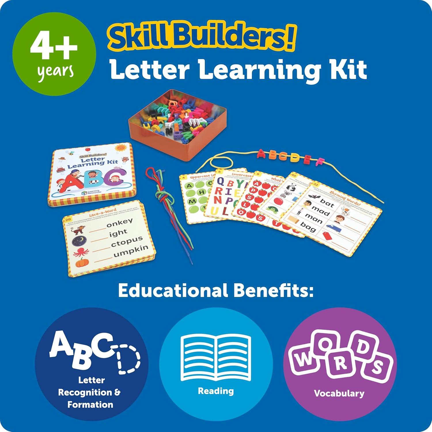 Kit de Aprendizaje de Letras Learning Resources 97 Piezas