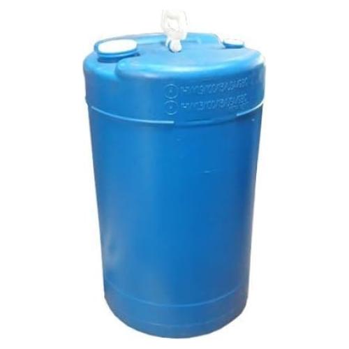 Tambor de Plástico Azul 15 Galones Air Sea Containers - Cerrado con Tapa de Tornillo