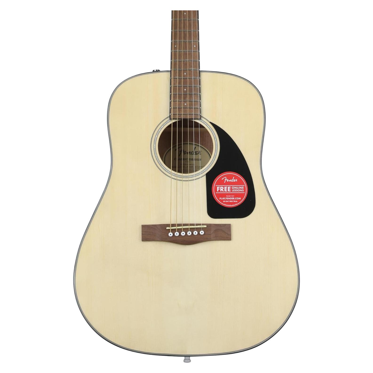 Guitarra Acústica Dreadnought Fender CD-60 Natural 6 Cuerdas