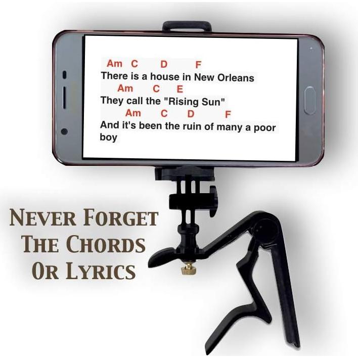 Capotraste para Smartphone Guitarra Eléctrica y Acústica