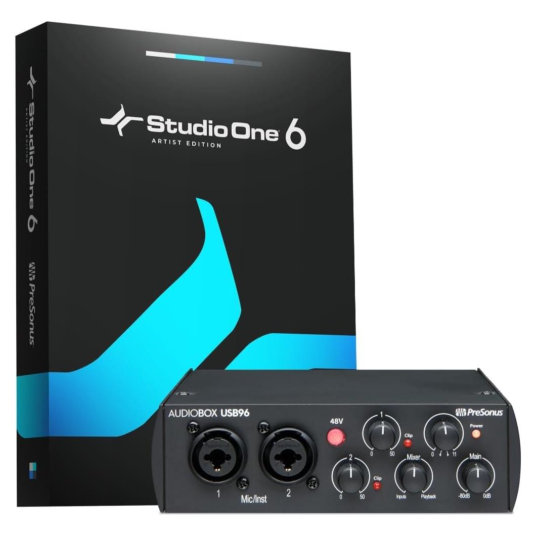 Interfaz de Audio PreSonus AudioBox 96 25 Aniversario USB