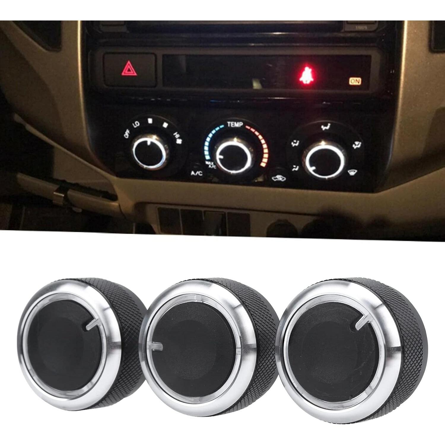 Perillas de Aire Acondicionado Acouto para Tacoma 2002-2014 - 3 Piezas