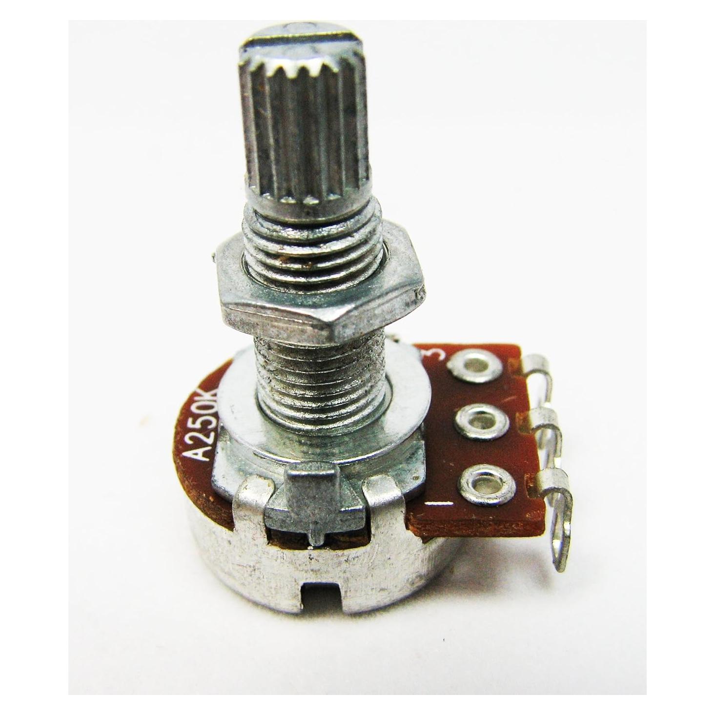Paquete de 2 Potenciómetros de Volumen 250K Ohm Guitarra