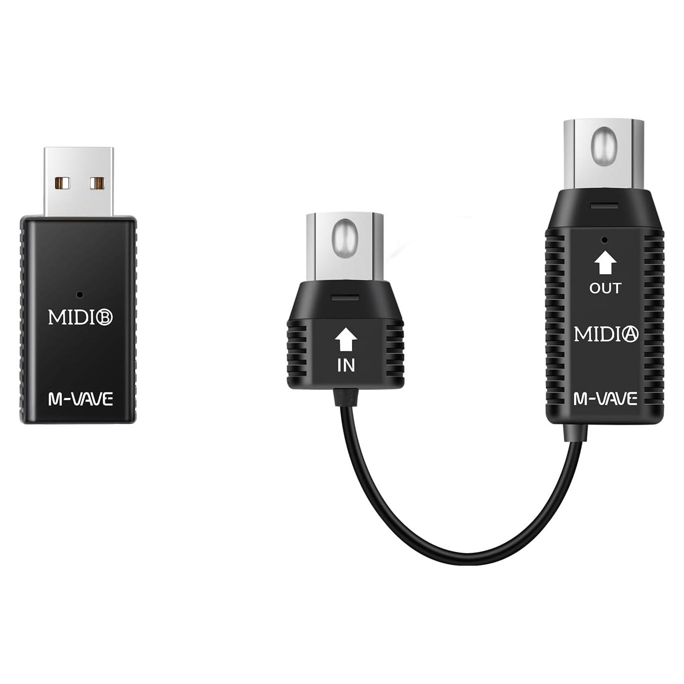 Adaptador MIDI Inalámbrico MS1 - Ultra Baja Latencia, 67.6g