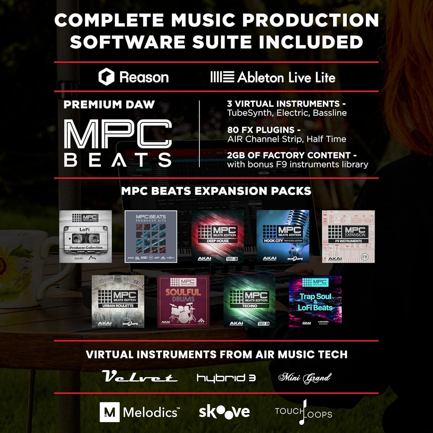 Controlador MIDI USB M-AUDIO Oxygen Pro Mini 32 Teclas