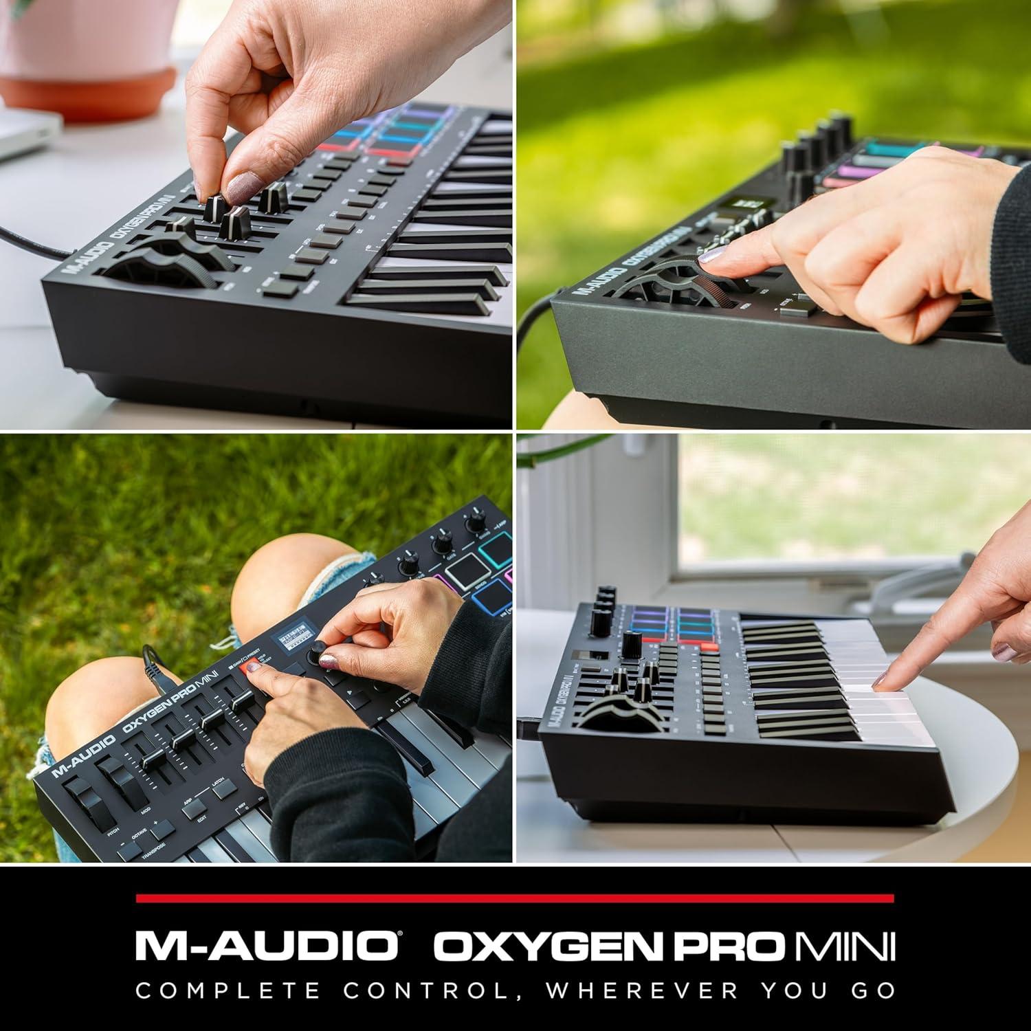 Controlador MIDI USB M-AUDIO Oxygen Pro Mini 32 Teclas