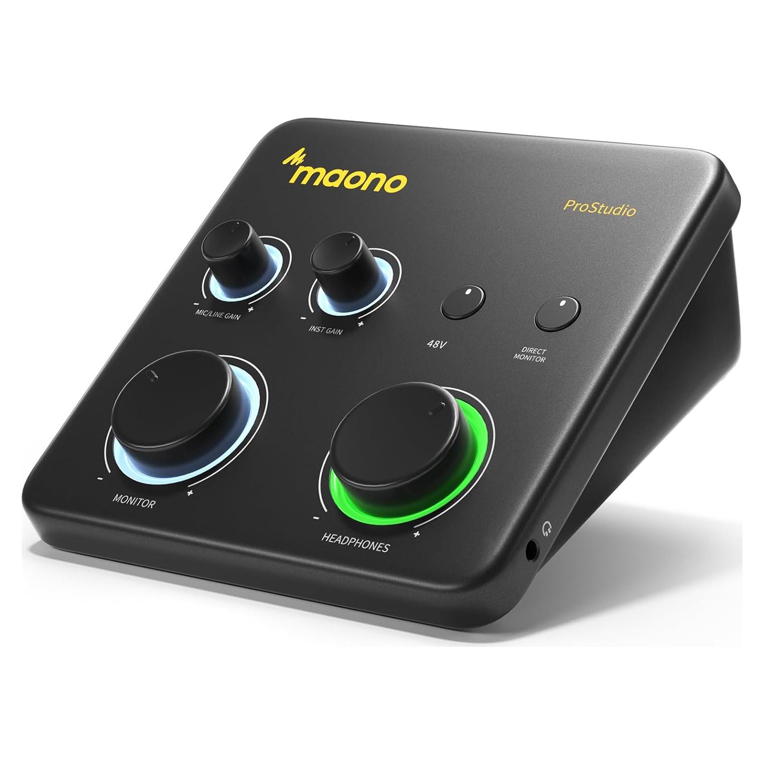 Interfaz de Audio USB MAONO PS22 Lite 24-bit/192kHz XLR