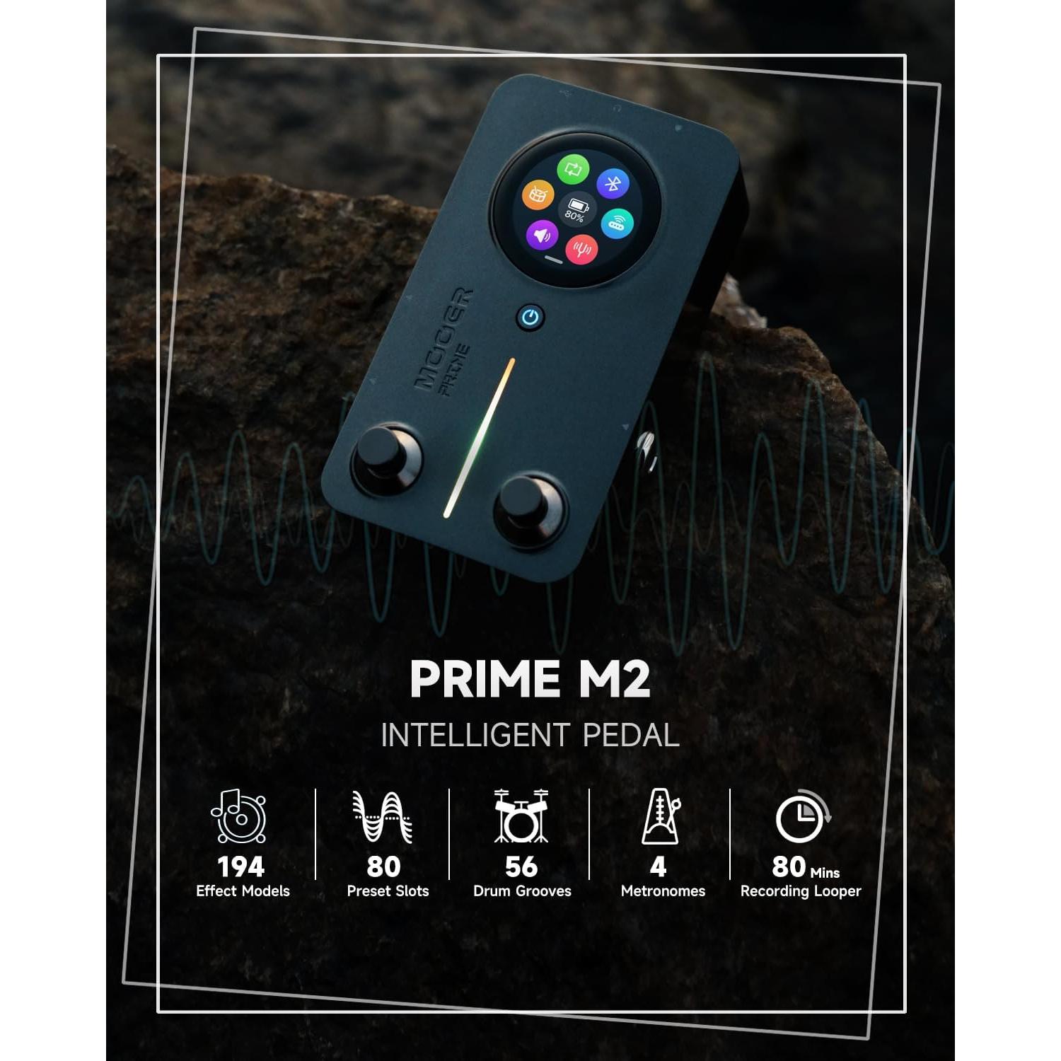 Procesador de Efectos MOOER Prime M2 con Pantalla Táctil