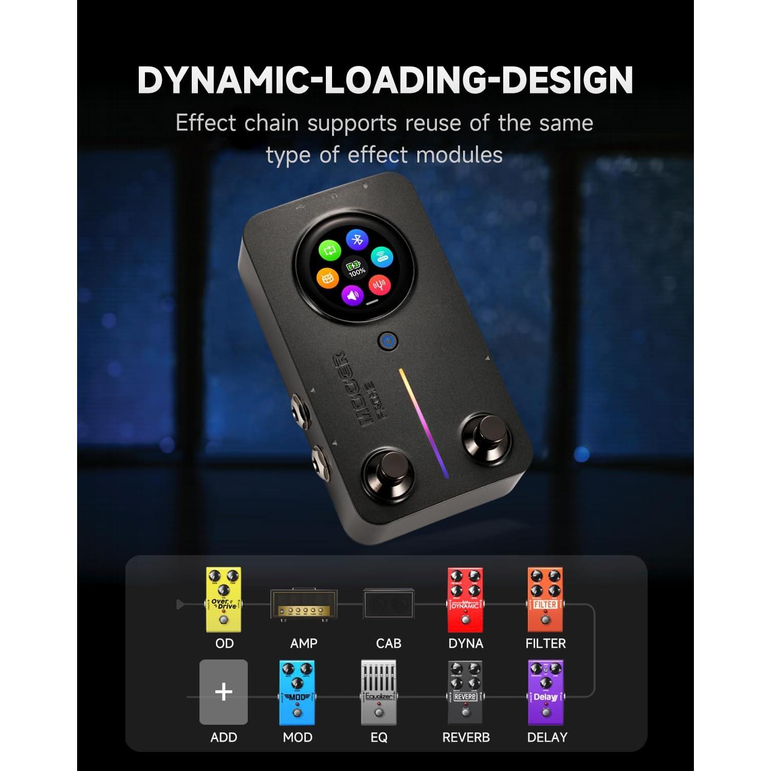 Procesador de Efectos MOOER Prime M2 con Pantalla Táctil