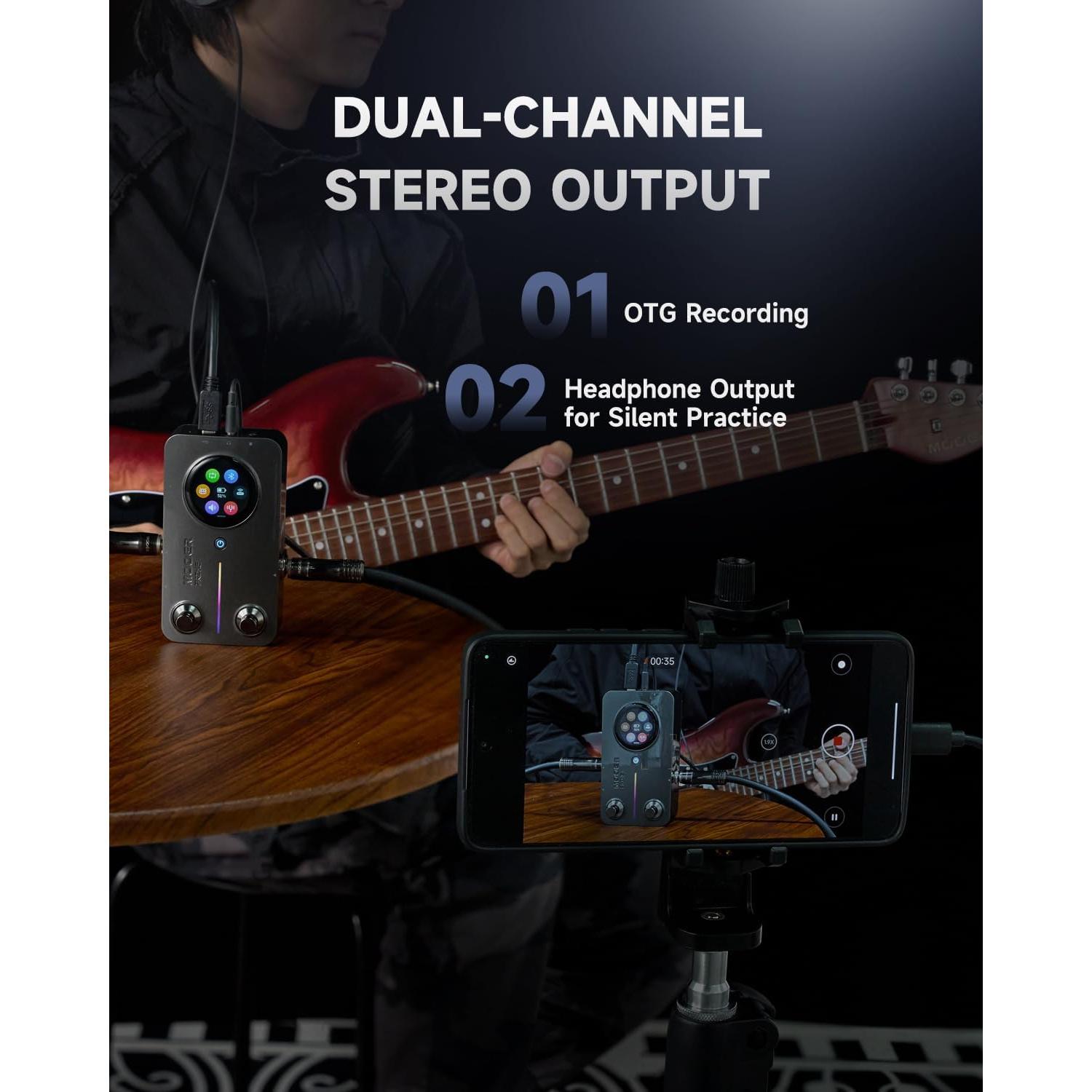 Procesador de Efectos MOOER Prime M2 con Pantalla Táctil