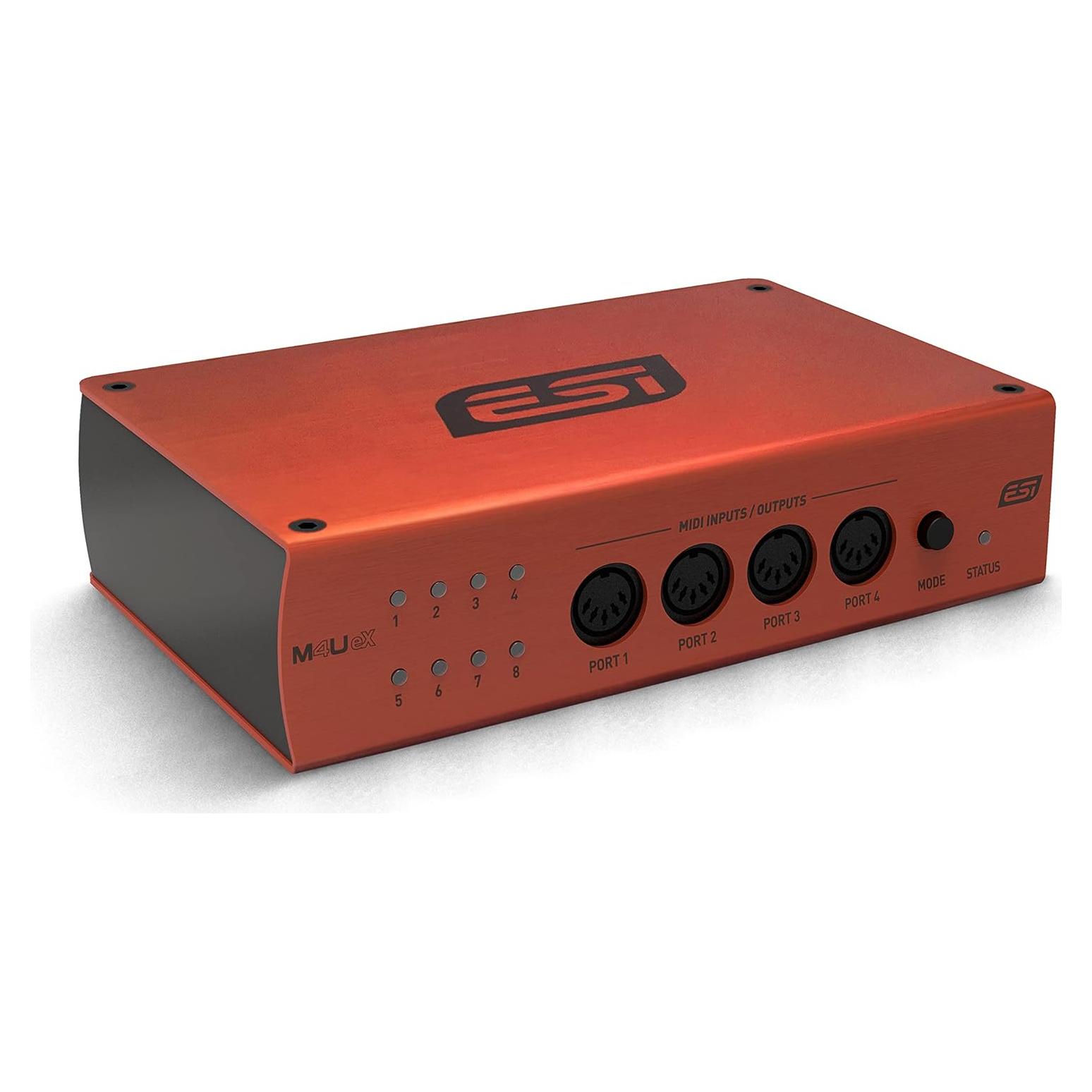 Interfaz MIDI USB 3.0 ESI M4U eX - 8 Puertos, Plug-and-Play