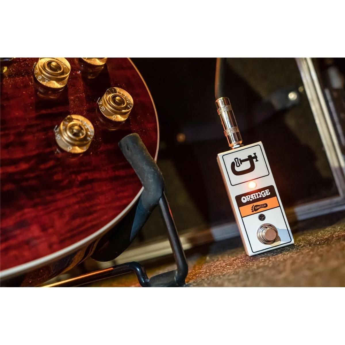 Pedal de Pie Mini Footswitch Orange FS-1 9V Analógico