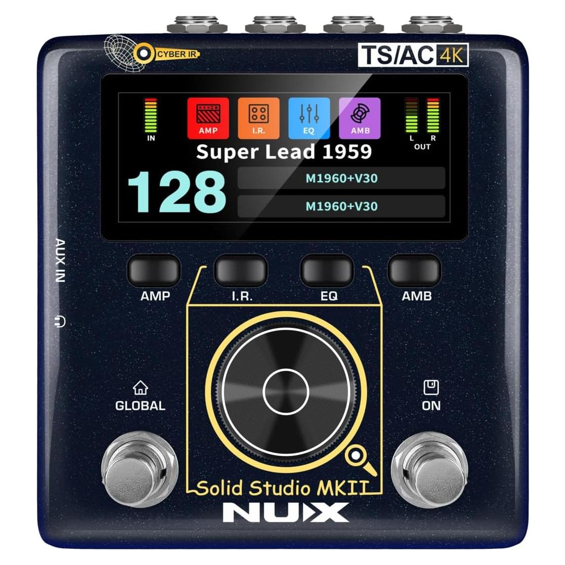 Preamp NUX Solid Studio MKII con Simulador de Amplificador