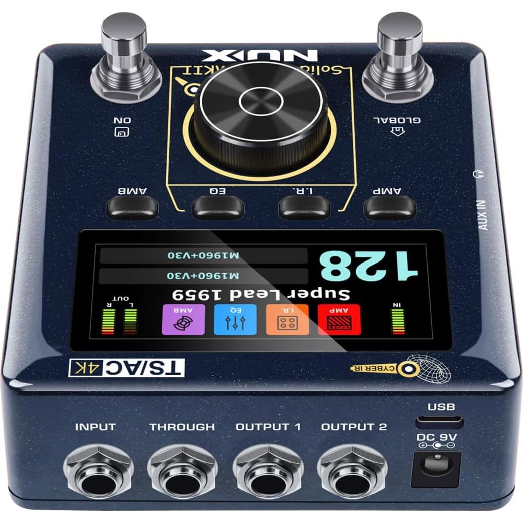 Preamp NUX Solid Studio MKII con Simulador de Amplificador