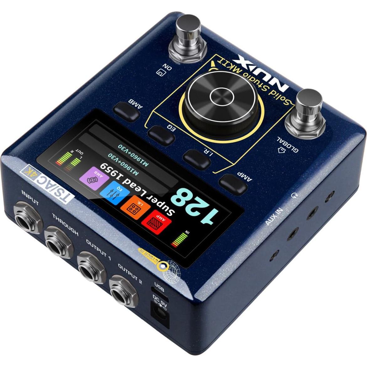 Preamp NUX Solid Studio MKII con Simulador de Amplificador