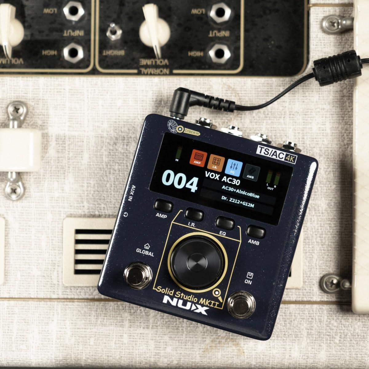 Preamp NUX Solid Studio MKII con Simulador de Amplificador