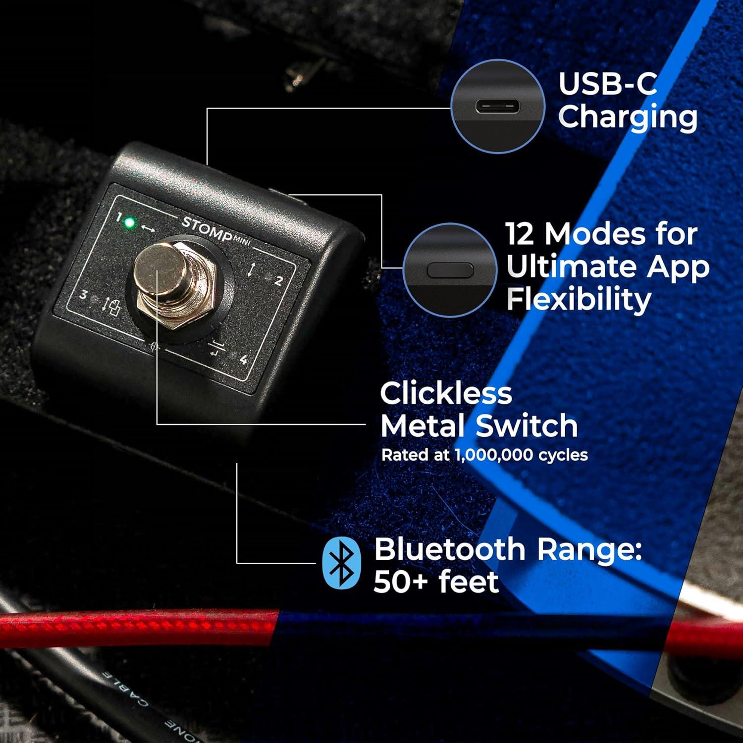 Controlador de Páginas Bluetooth Coda STOMP Mini - Ultra-Compacto