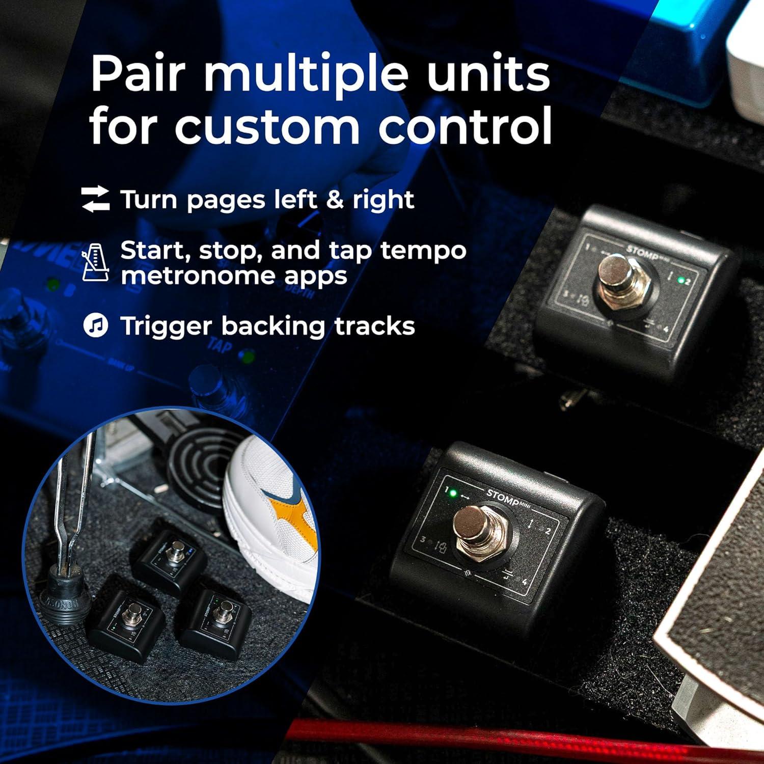Controlador de Páginas Bluetooth Coda STOMP Mini - Ultra-Compacto