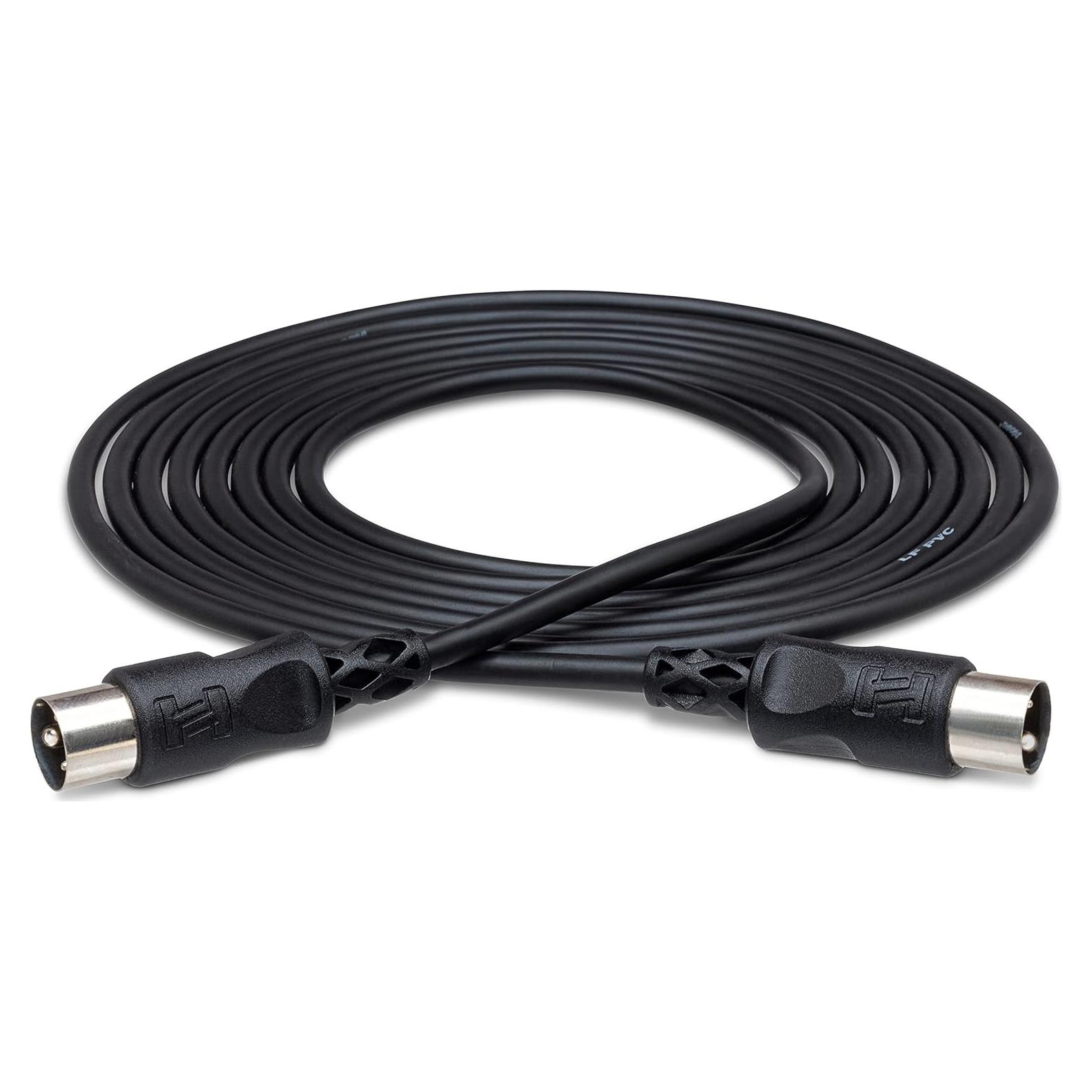 Cable MIDI Hosa MID320BK 6m 5 Pines Negro