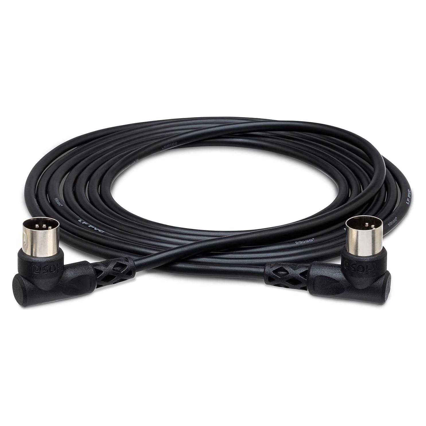 Cable MIDI Hosa MDR110 3 Metros Ángulo Derecho 5 Pines