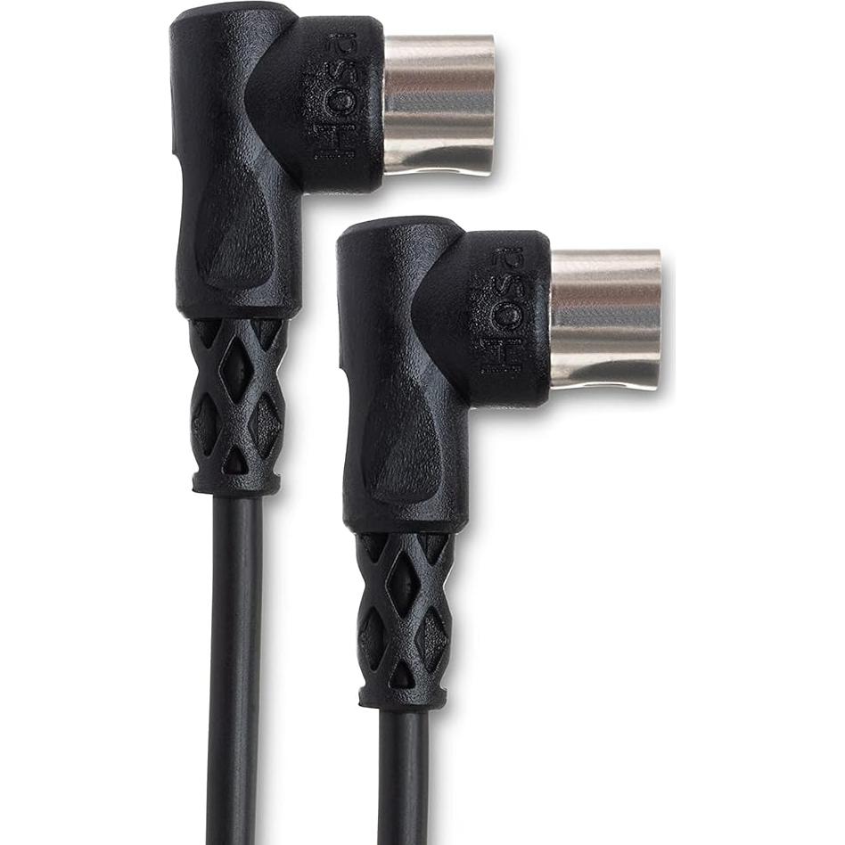 Cable MIDI Hosa MDR110 3 Metros Ángulo Derecho 5 Pines