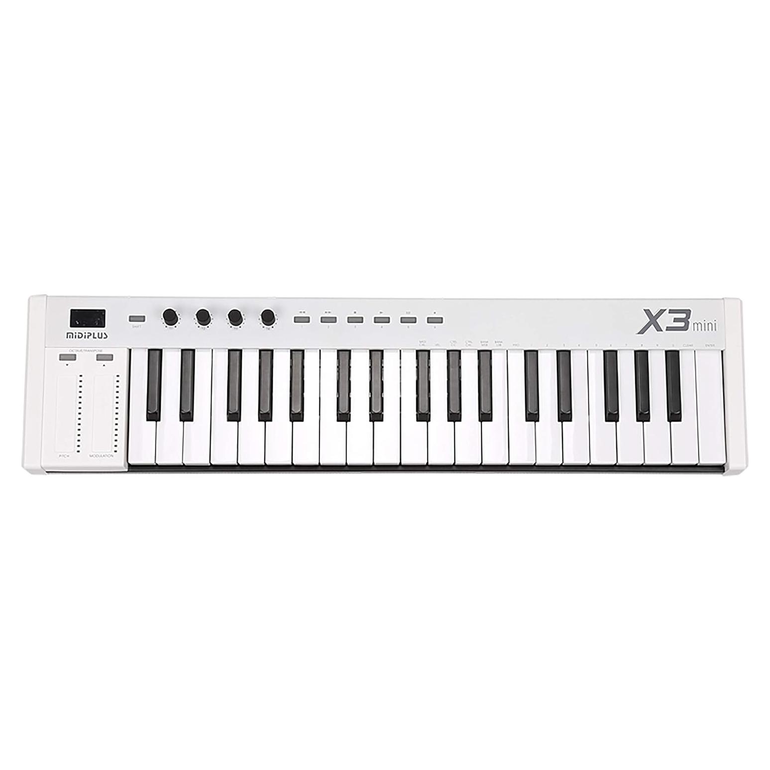 Teclado MIDI USB Midiplus X3 Mini 37 Teclas Sensibles