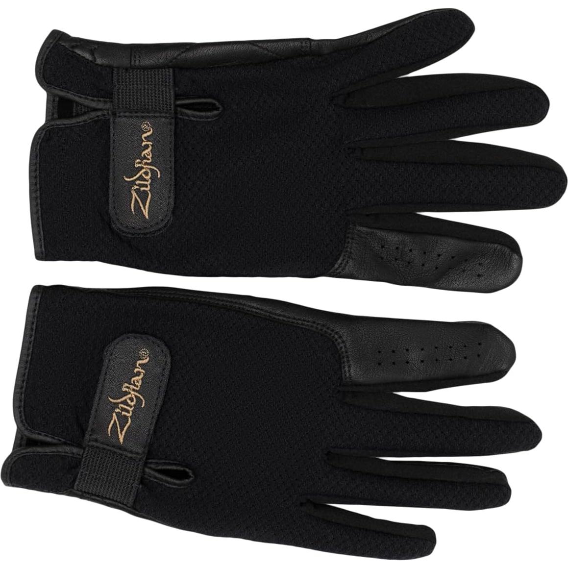 Guantes para Bateristas Zildjian - Táctiles, Mediano, Negro