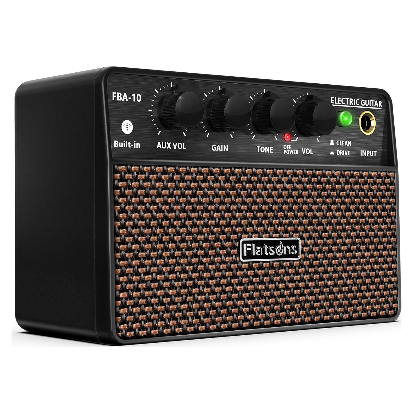 Amplificador de guitarra FBA-10 Flatsons 10W portátil USB-C