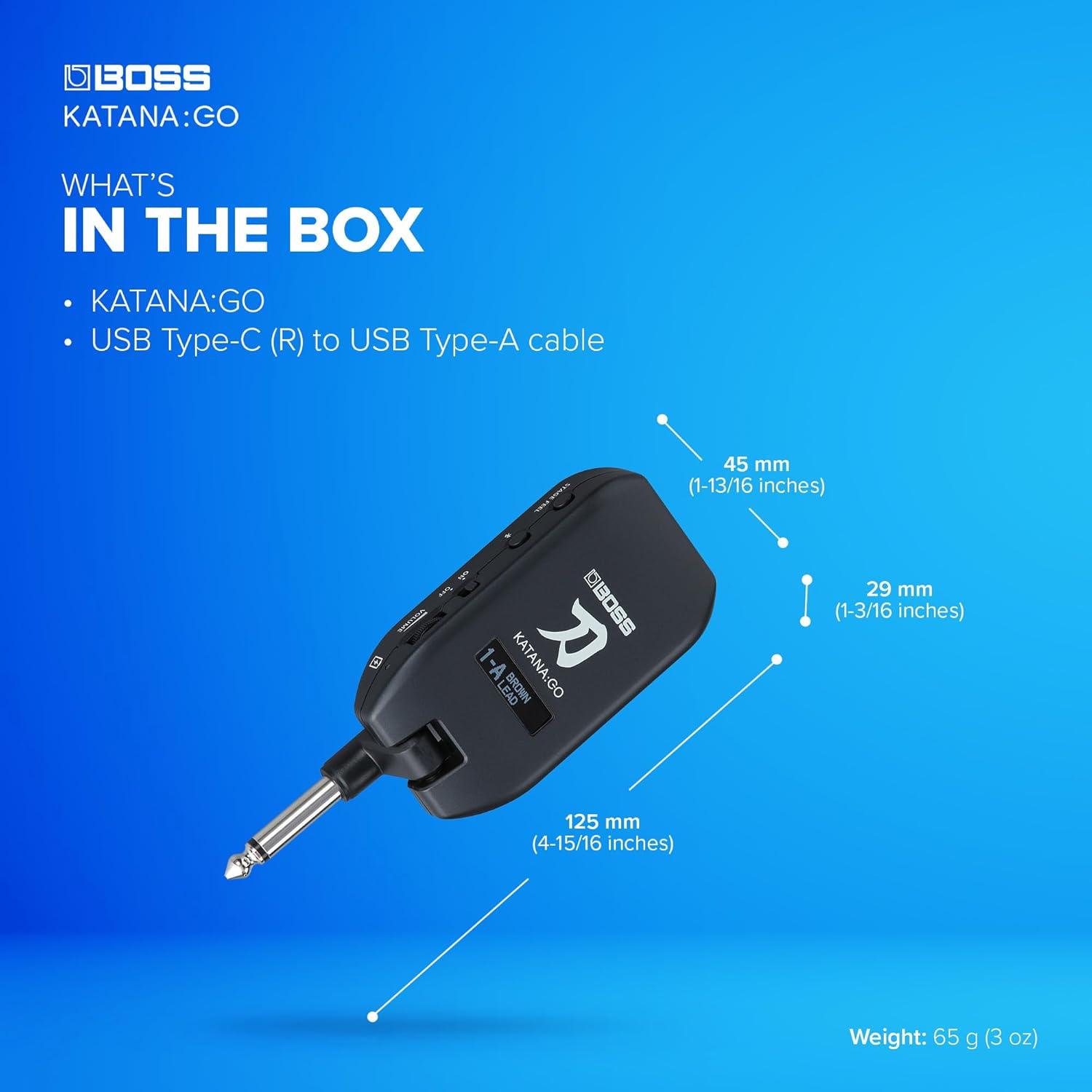 Amplificador de Auriculares BOSS Katana:GO KTN-GO2