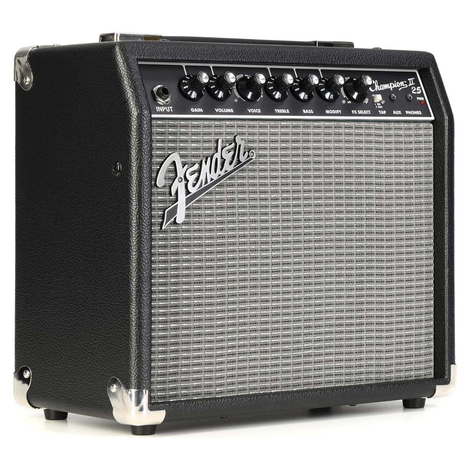 Amplificador de guitarra Fender Champion II 25W con 12 efectos