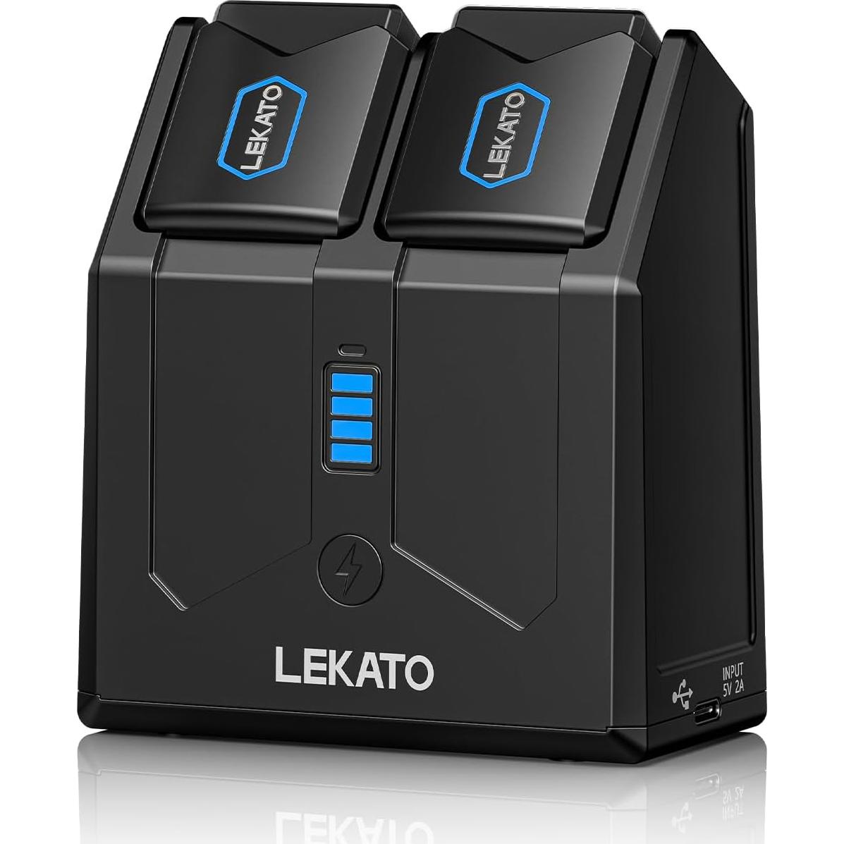 Sistema Inalámbrico de Guitarra LEKATO JW-06 5.8G con Caja de Carga