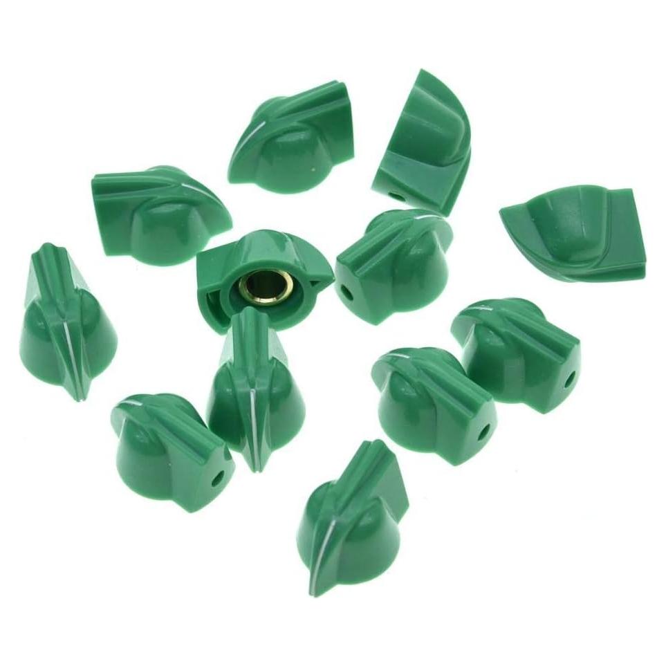 Dopro Paquete de 12 Perillas Mini Chicken Head Verde