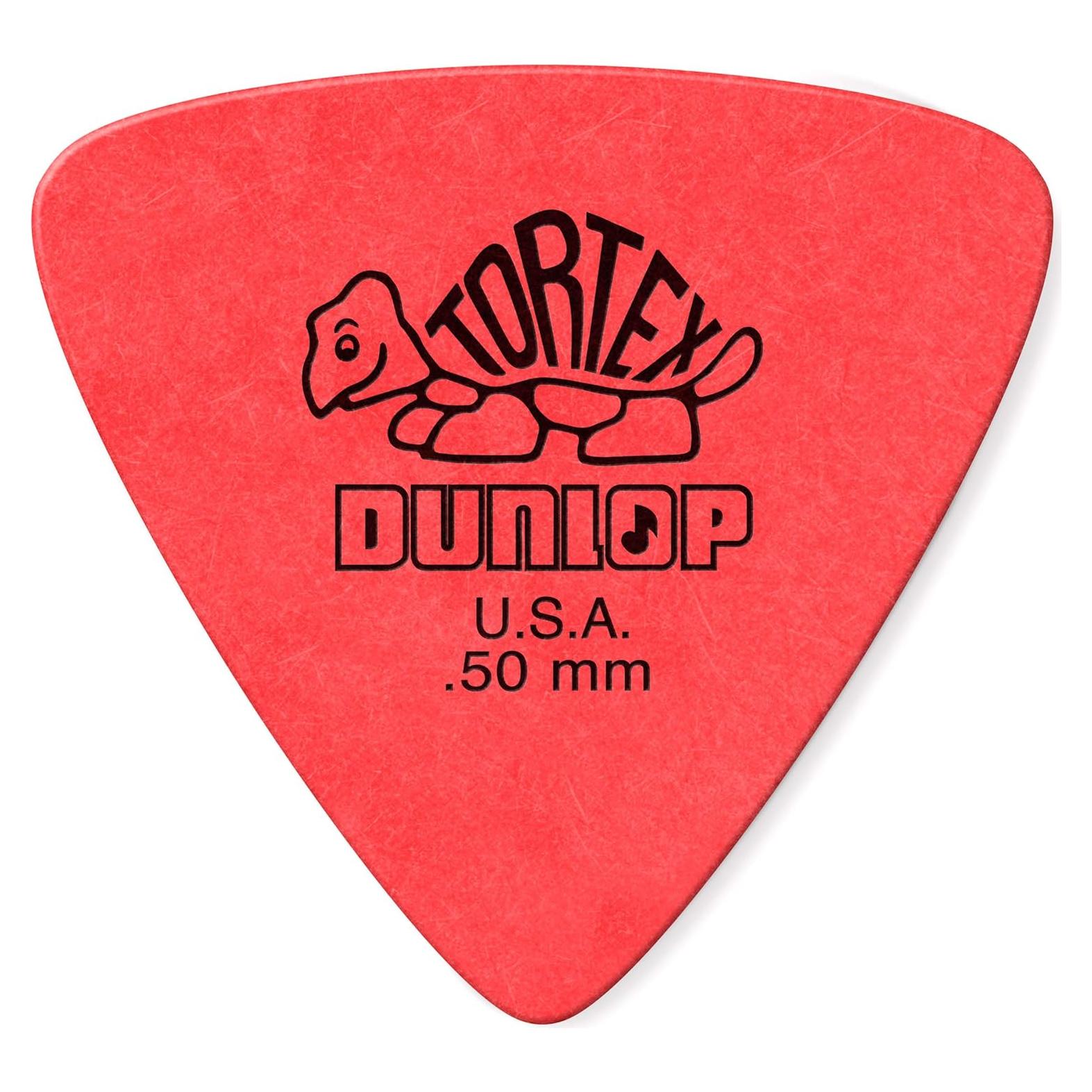 Puas de Guitarra Jim Dunlop Tortex Triángulo 0.50mm - 6 Pack