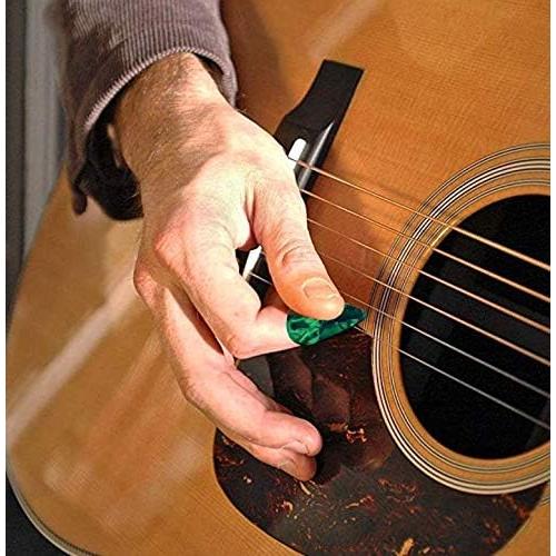 AUGSHY 300 Púas de Guitarra Celuloide - Grosor Delgado, Medio y Pesado