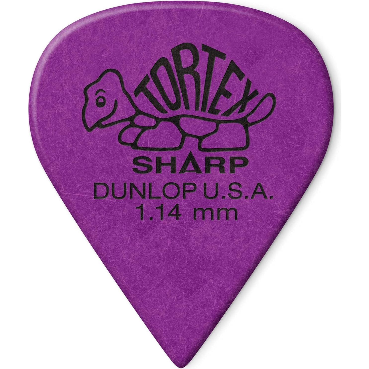 Púas de Guitarra Dunlop Tortex Sharp - Paquete de Variedad 12 Unidades