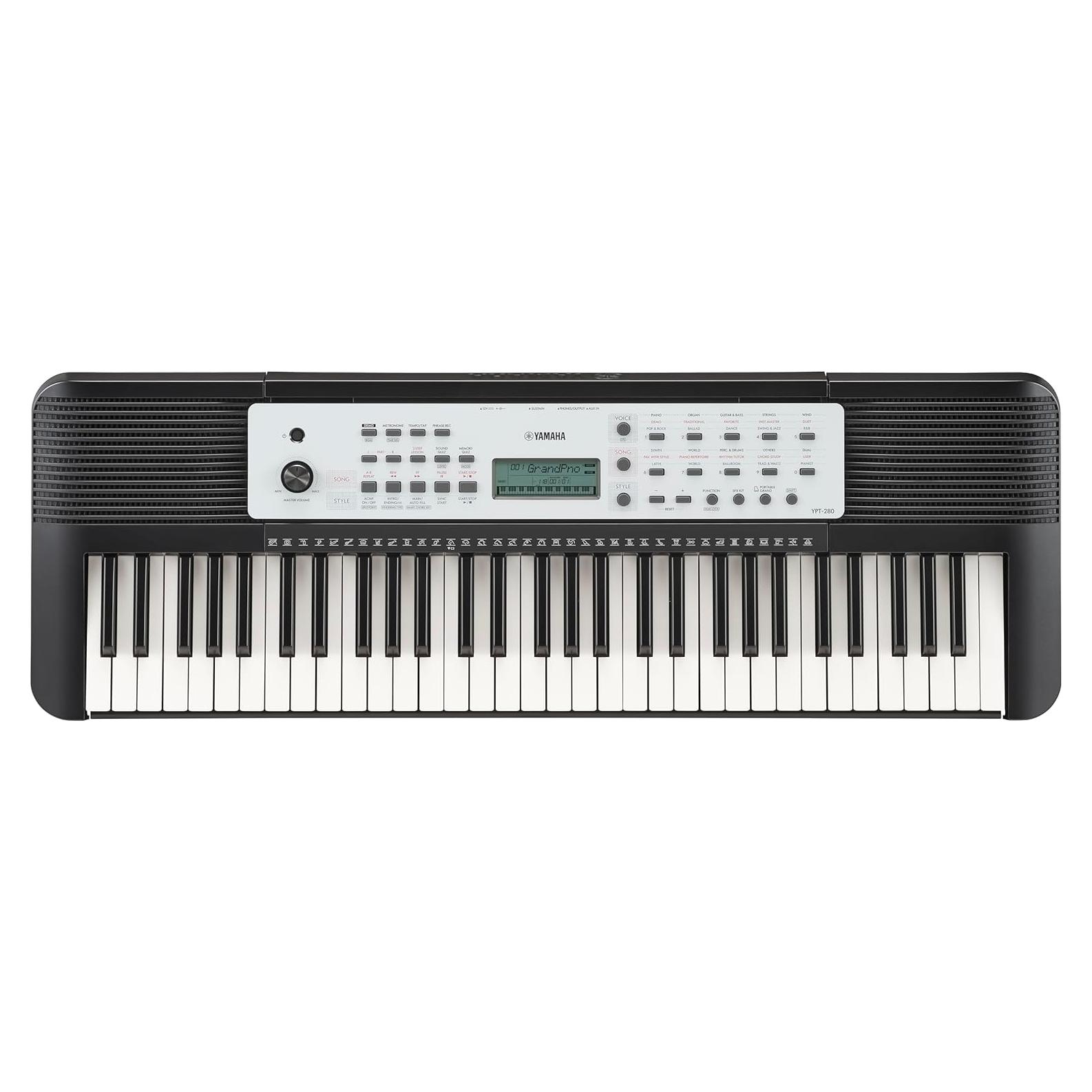 Teclado Portátil Yamaha YPT-280 61 Teclas para Principiantes