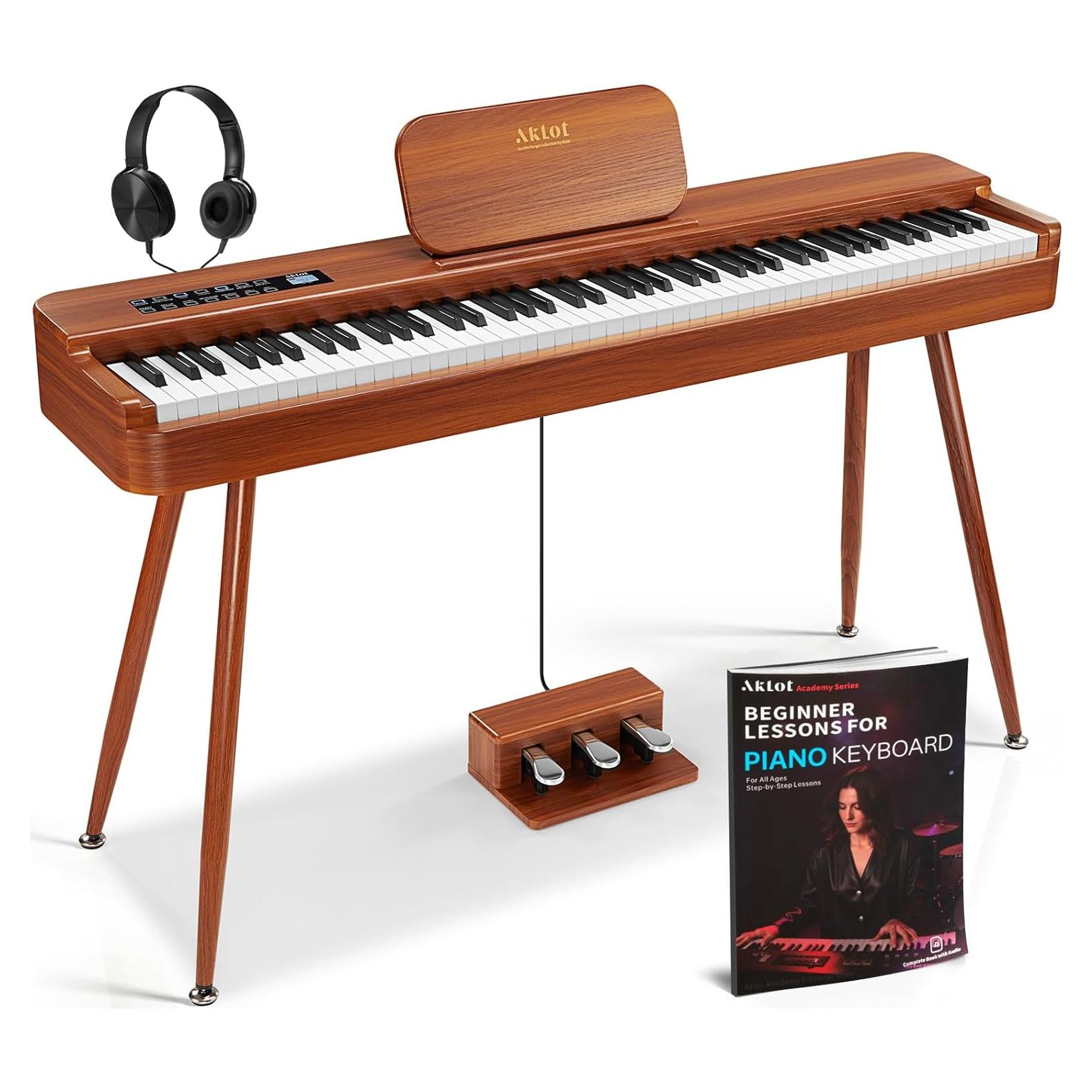 Piano Digital AKLOT AUR-LS01 88 Teclas con Pantalla Táctil