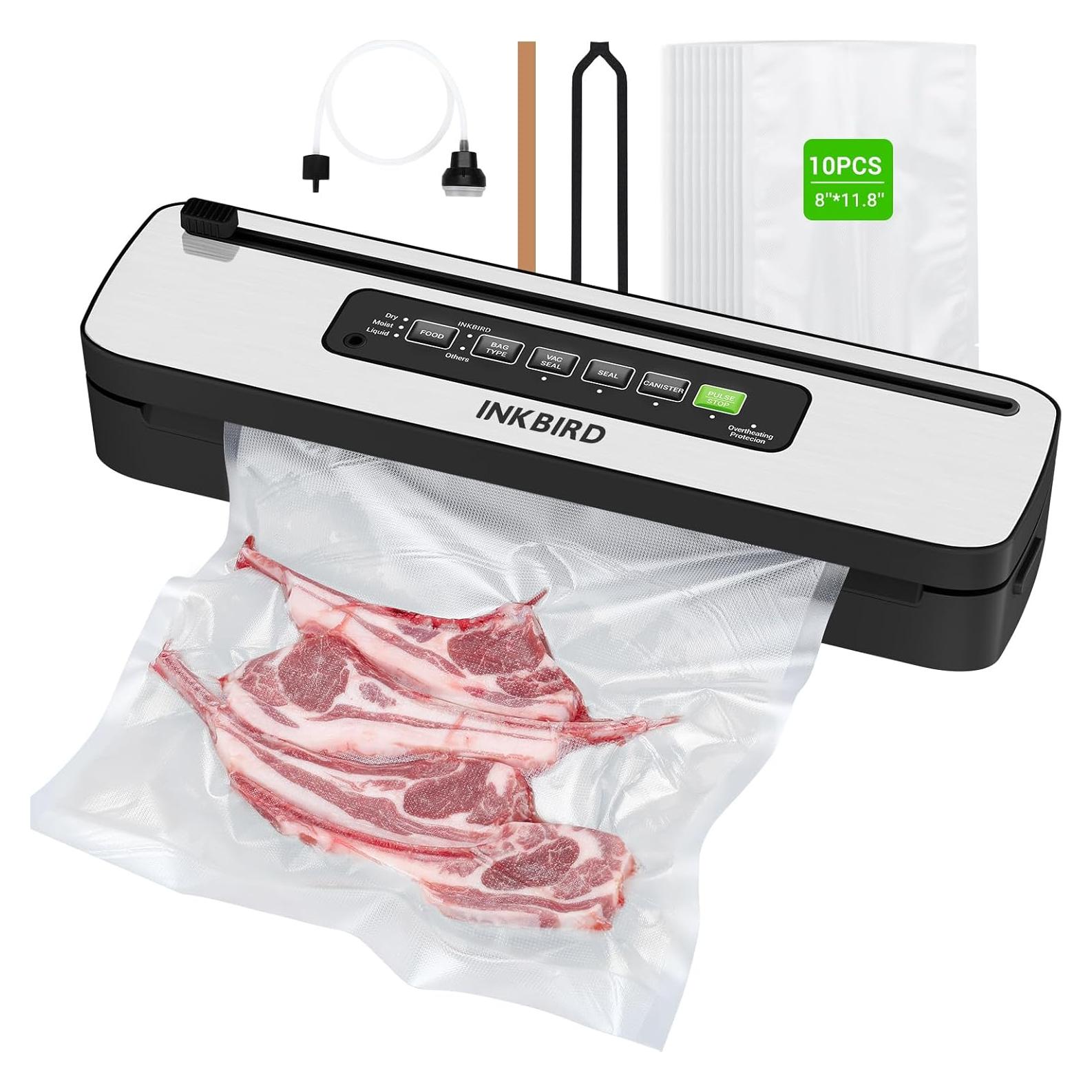 Selladora al Vacío Inkbird INK-VS05 130W Compacta con Cortador