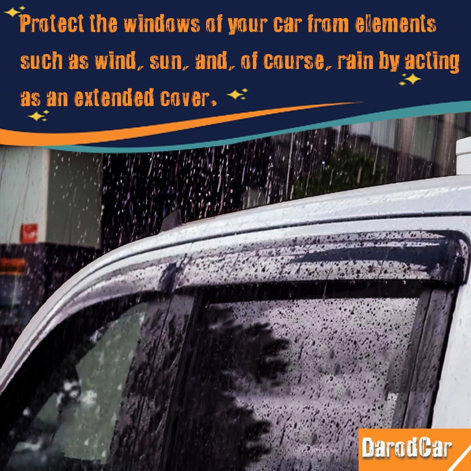 Viseras de Ventana Lateral Darodcar 2pcs para Silverado/Sierra