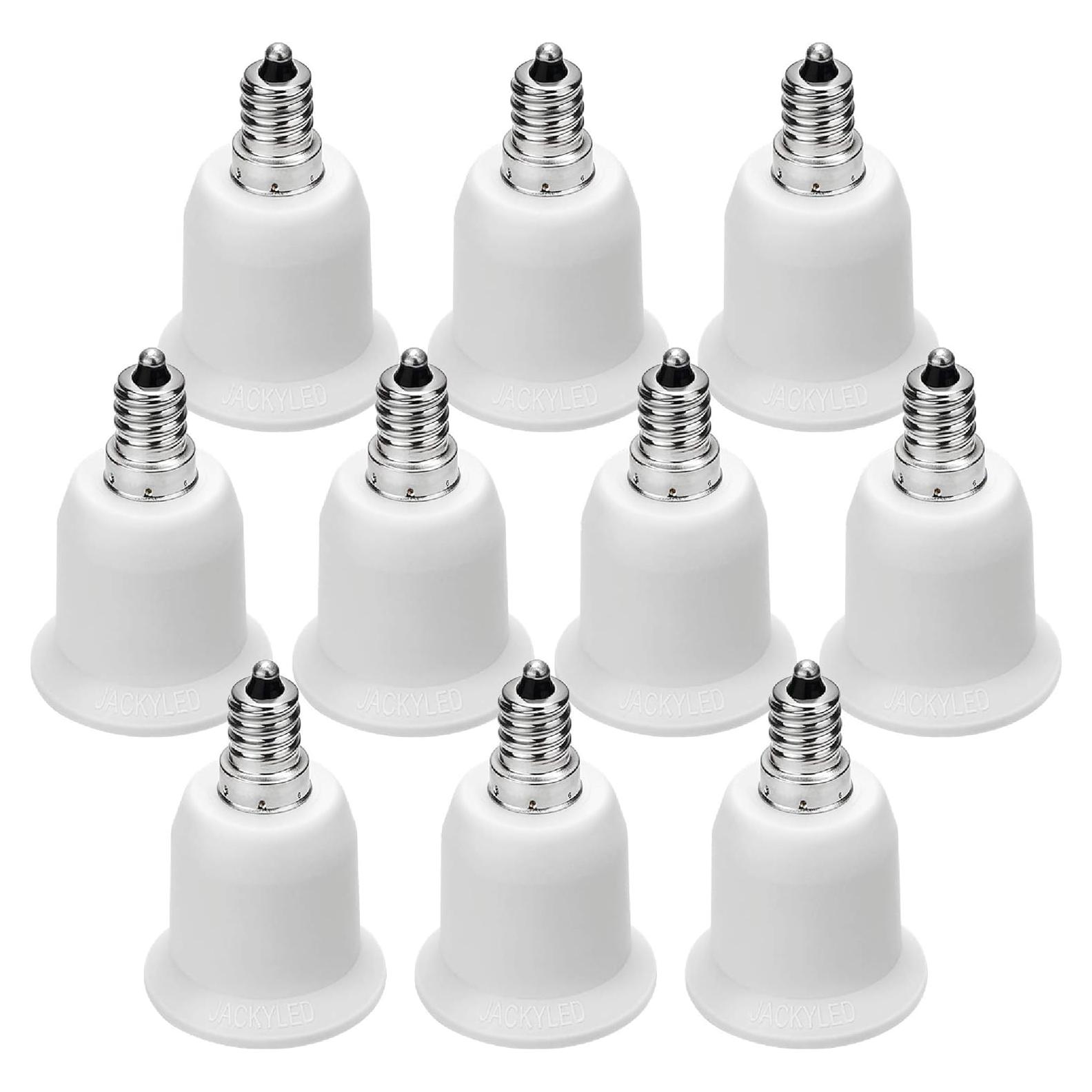 Adaptador E12 a E26 JACKYLED 10 Piezas 150W