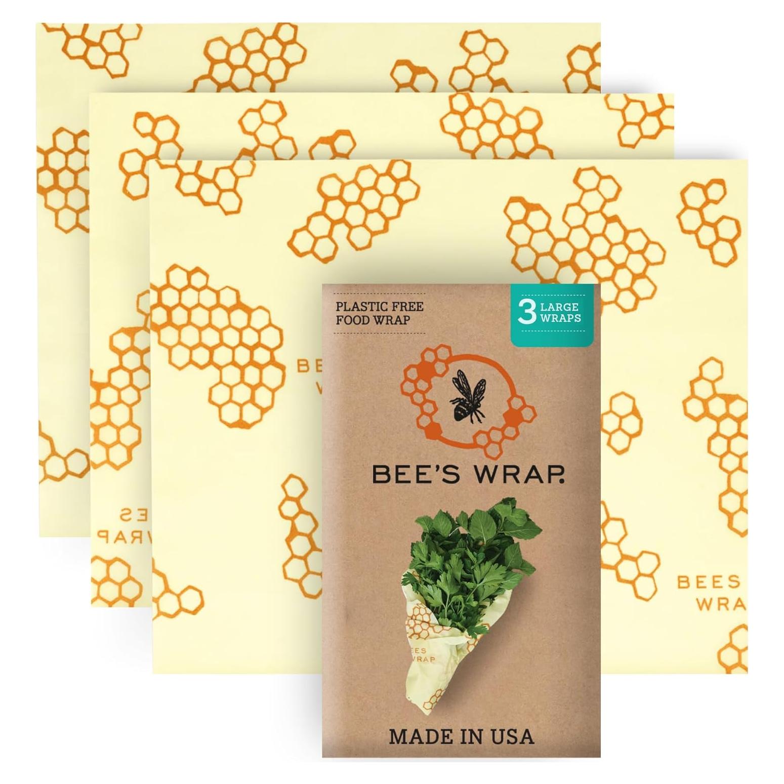 Envolturas de Cera de Abeja Bee's Wrap 3PK Grande 33x36cm