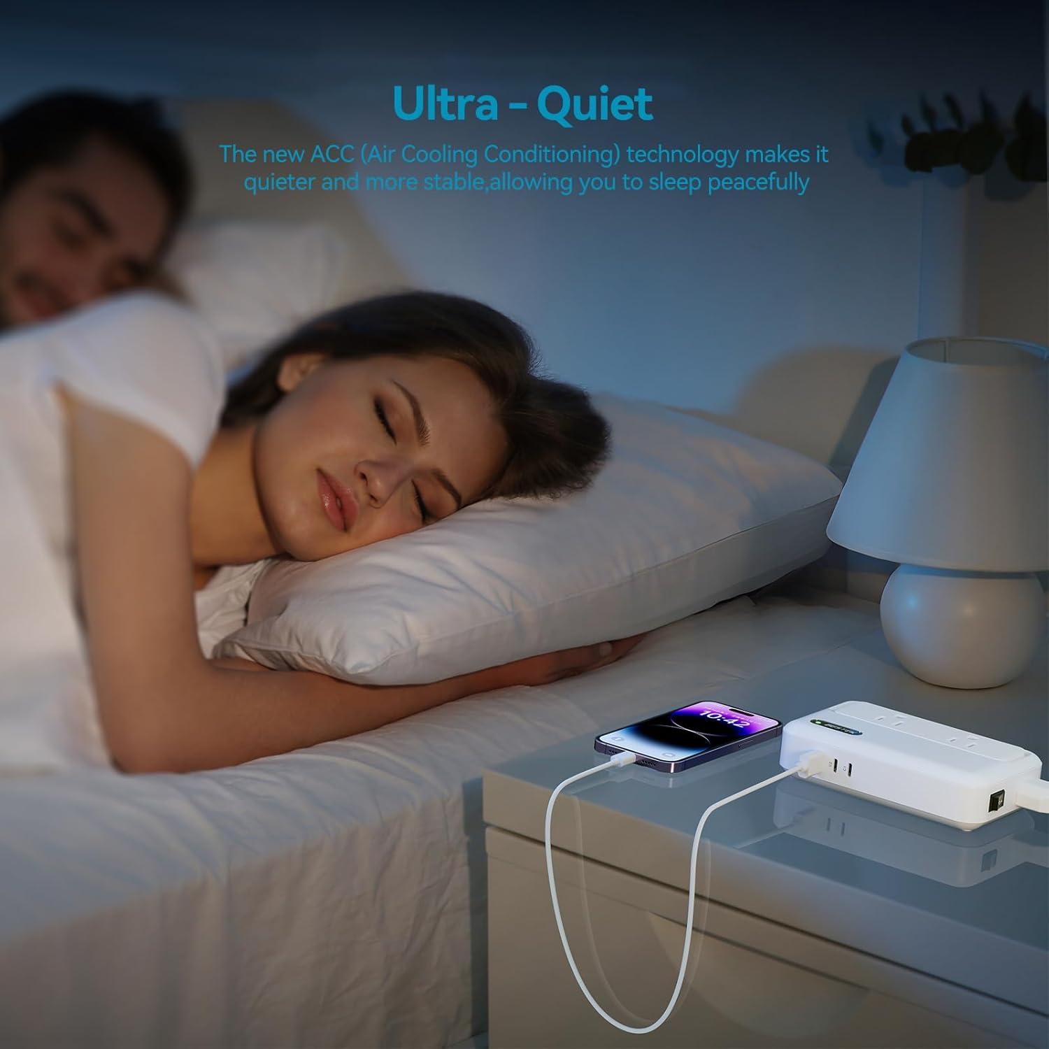 Convertidor de Voltaje BESTEK 220V a 110V con USB 3 Puertos