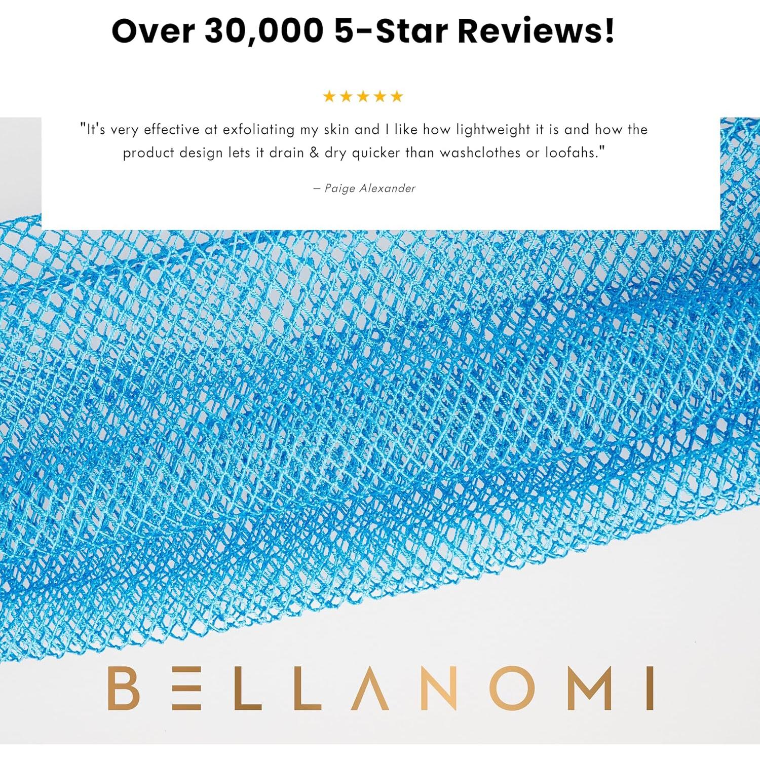 Esponja Exfoliante Africana Bellanomi 114 cm Azul Bebé